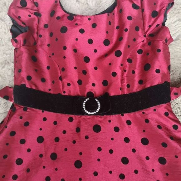 Red Girls' Party Dress (kids' size 8) - BNWT - Picture 2 of 4